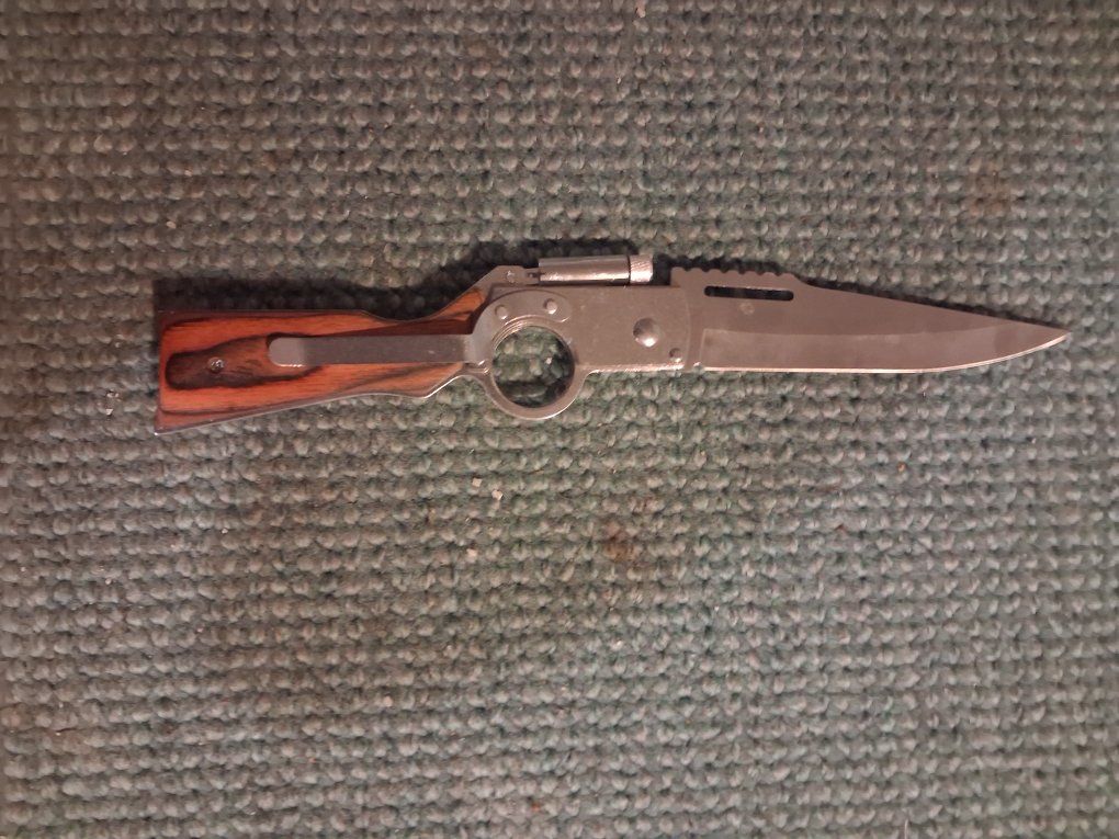 AK47 Gun Shape Tactical Pocket Knife