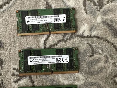 4 x 16 GB 2666 MHz DDR4 RAMs for Laptops and Mini PCs