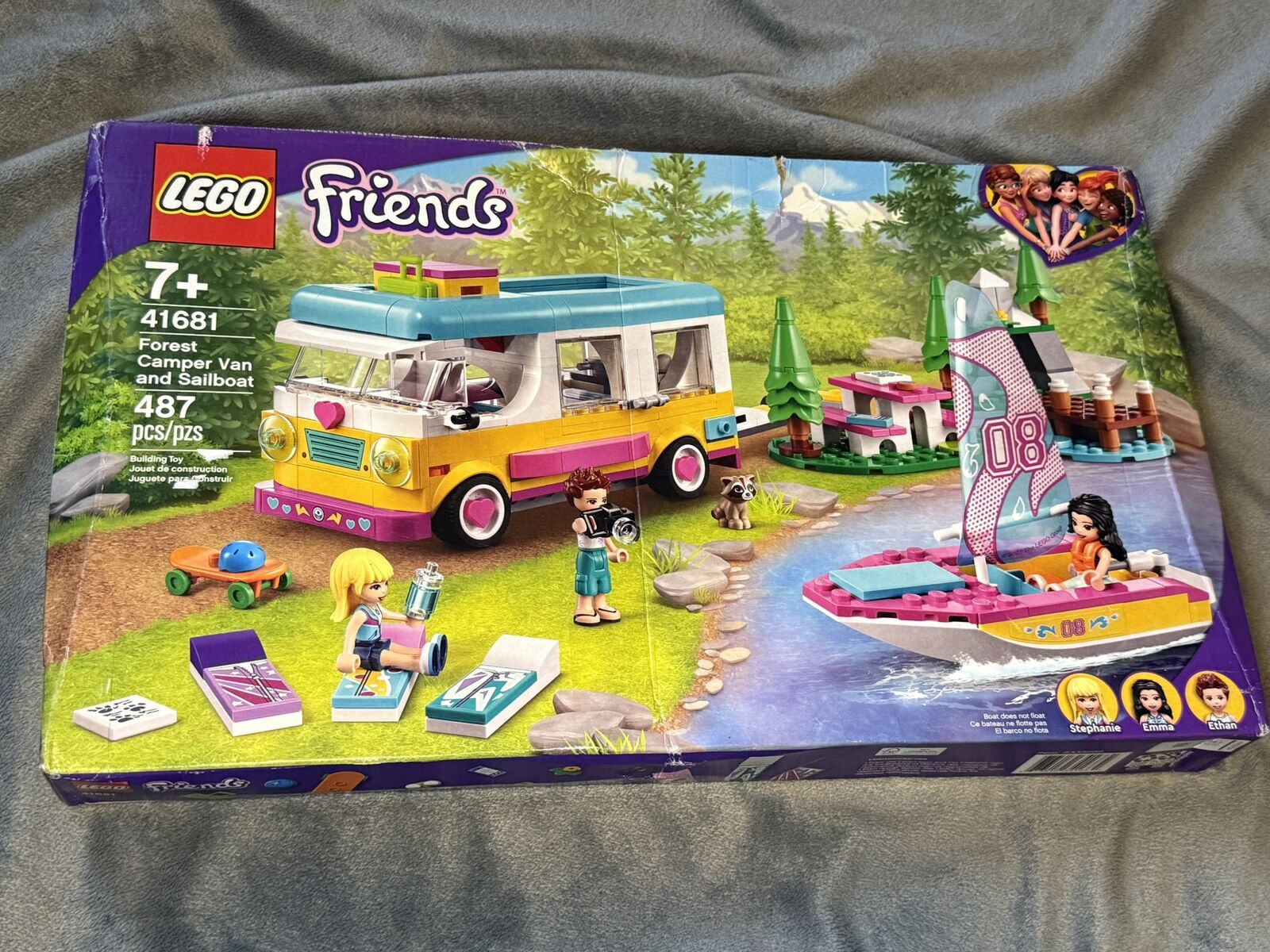 Lego Friends: Forest Camper Van & Sailboat 41681