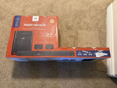 New in Box - Polk Magnifi MAX AX SR 7.1.2 soundbar surround sound system