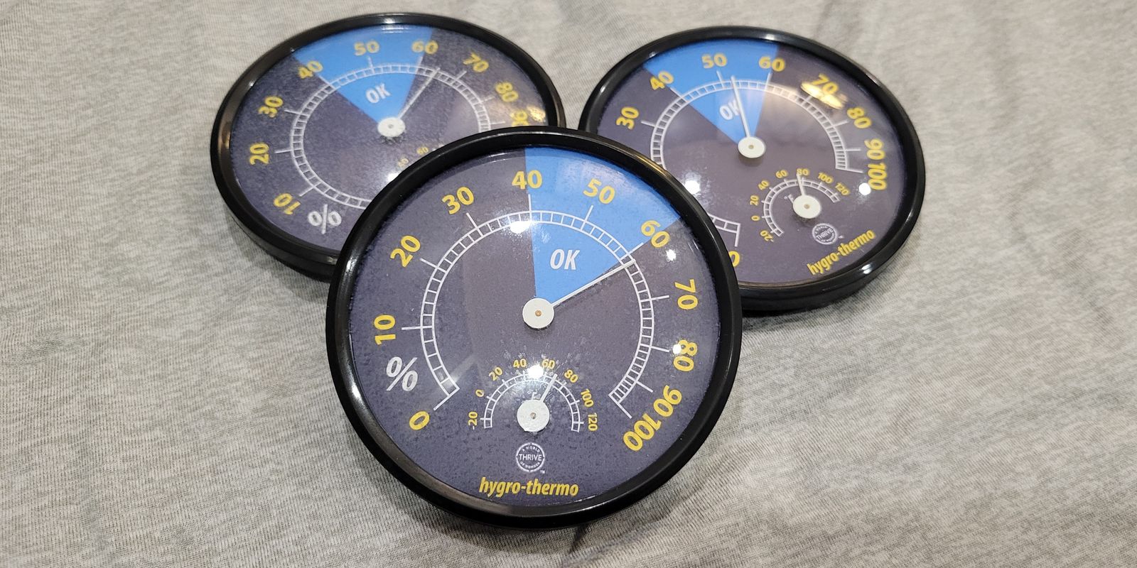 3-Thrive Reptile Thermometer/Hygrometer Combo