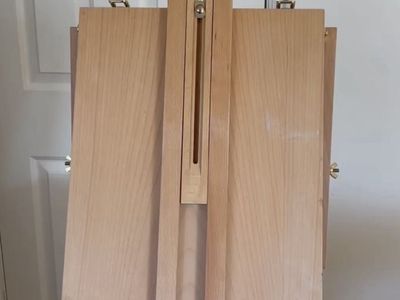 Adjustable Beech Wood French Easel with Storage Drawer