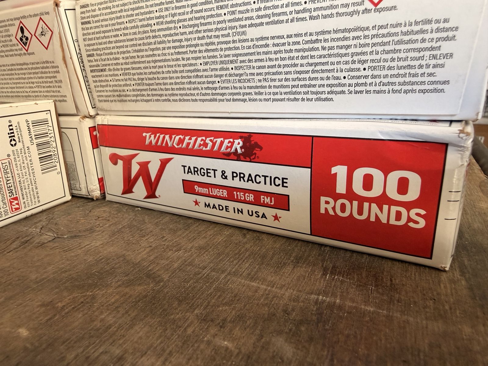9mm 115 Grain FMJ (Winchester, Magtech, Sellier & Bellot, etc)