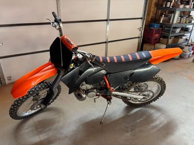 KTM SX 250 Dirt Bike 2002.