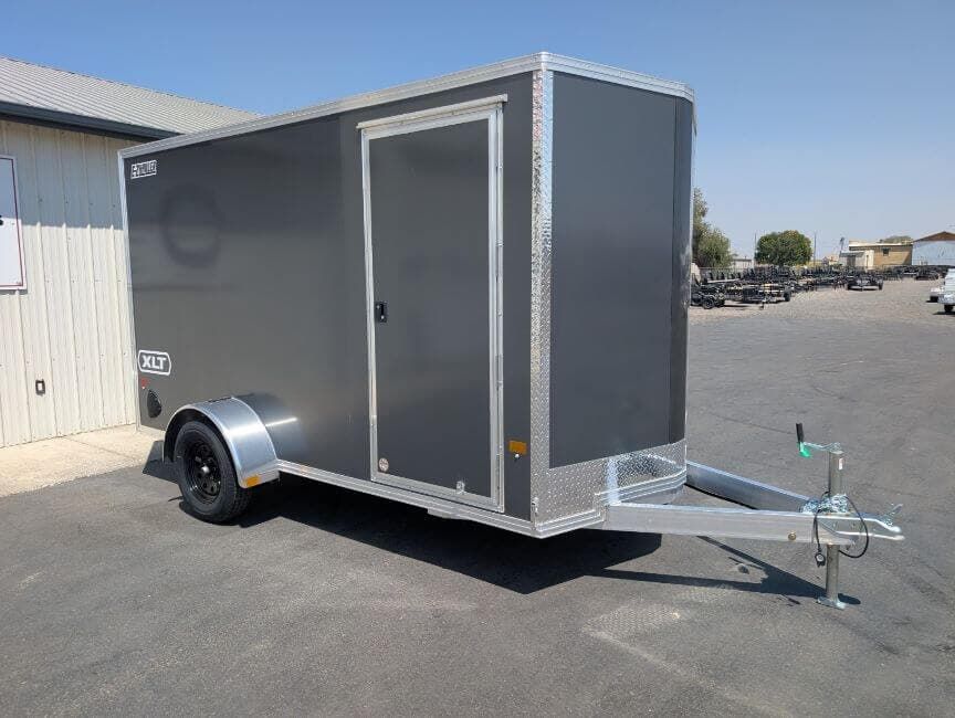 2027 E-Z Hauler 6x12' Single Axle Cargo Enclosed Trailer Aluminum