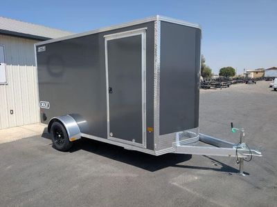 2027 E-Z Hauler 6x12' Single Axle Cargo Enclosed Trailer Aluminum