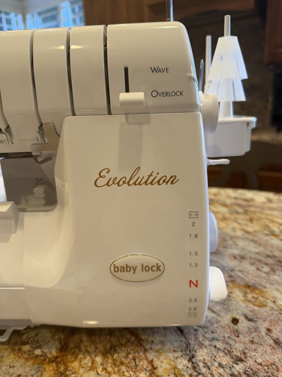 Baby Lock Evolution BLE8W-2 Serger Sewing Machine - Air Threading, Used Like New