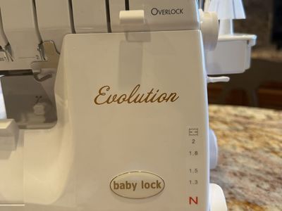 Baby Lock Evolution BLE8W-2 Serger Sewing Machine - Air Threading, Used Like New