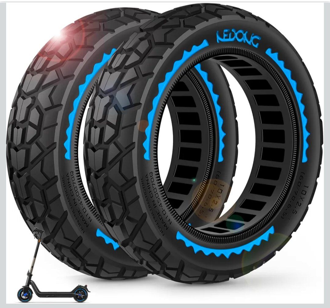 Solid scooter tires - set of 2