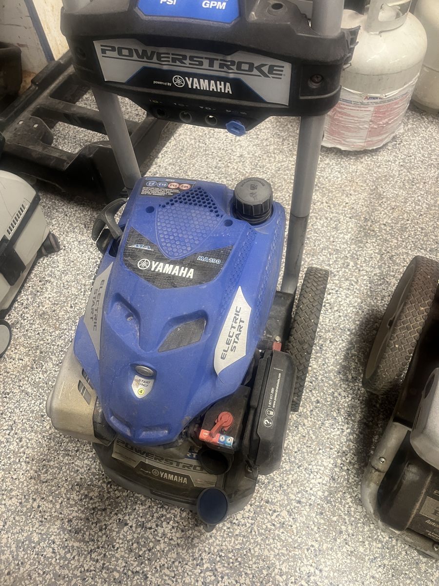 Powerstroke Yamaha MA190 Electric Start Pressure Washer