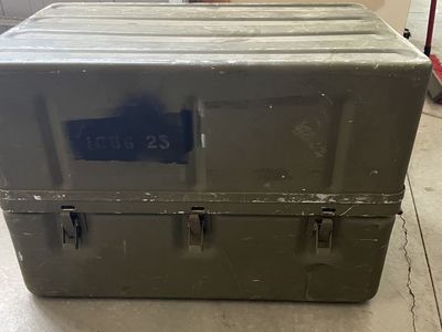 Army surplus medical boxes
