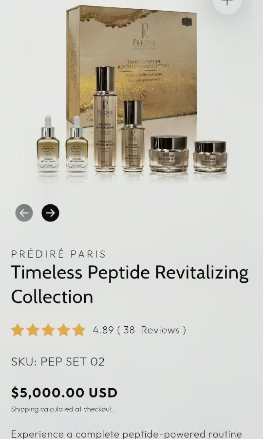 Látouä Mille Timeless Peptide Revitalizing Collection Skincare Set