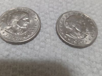 Susan b Antony dollars 2 coins