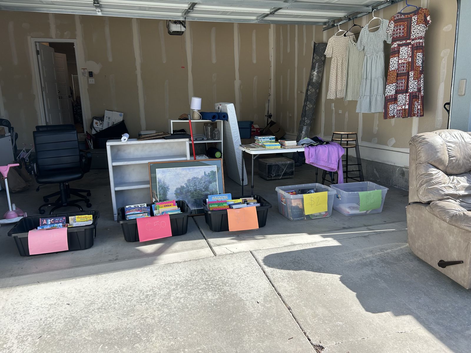 Garage Sale in Lehi until 1pm Today (Text for Address)