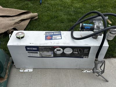 Better Built 36 Gallon Fuel Tank Fuel Transfer Pump & Hose