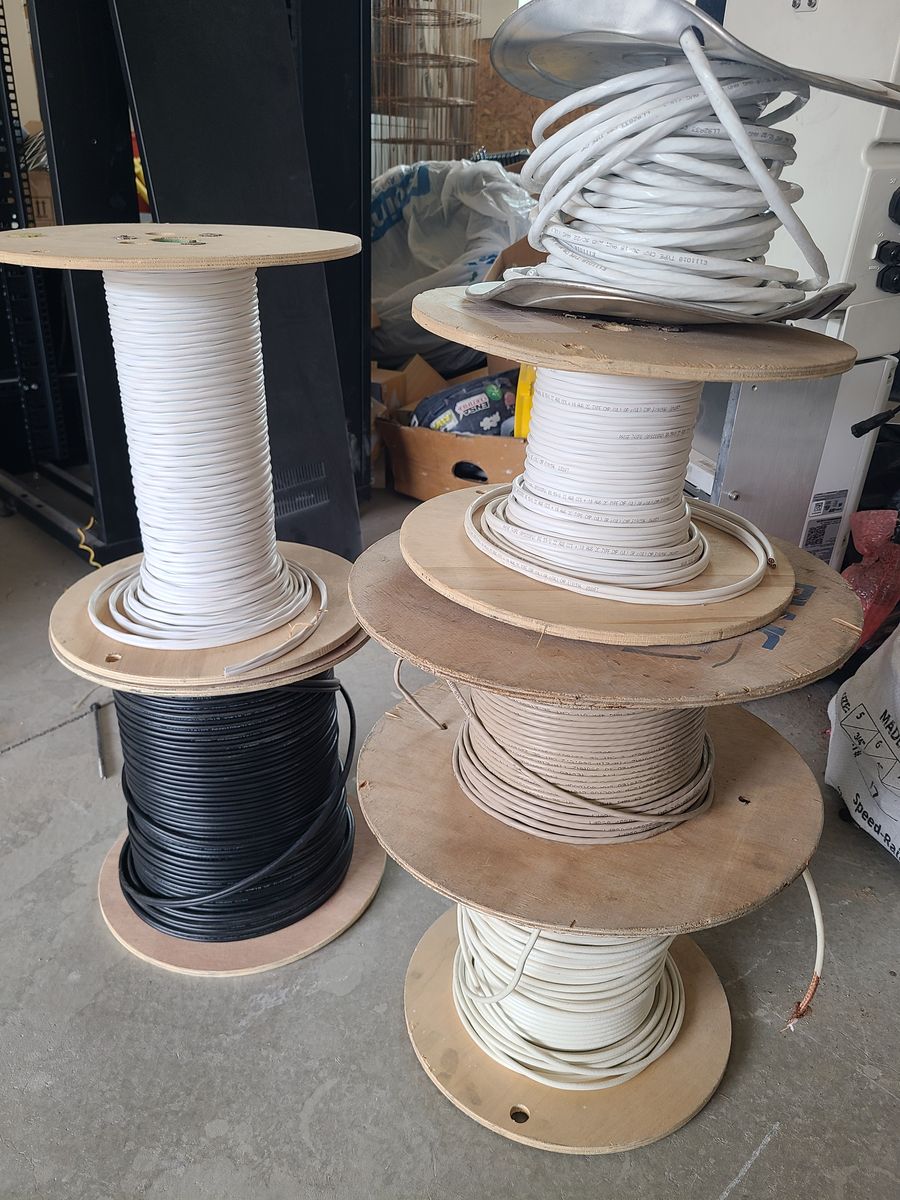 6 spools of Wire