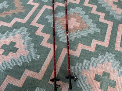 Pacific Crest Mountain Stick Trekking Poles Red