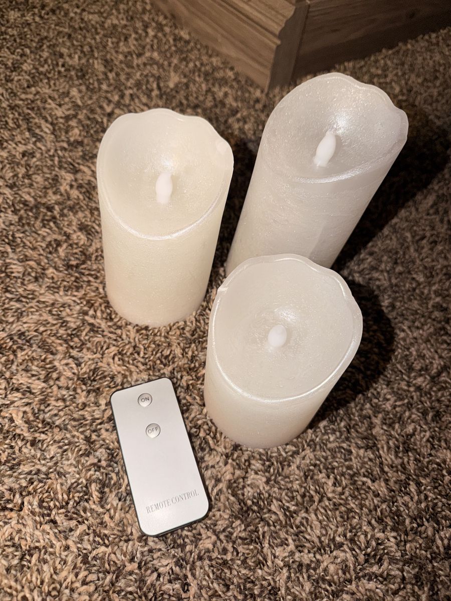 Flameless Candles with Remote, Battery Operated Flickering Flameless Candles