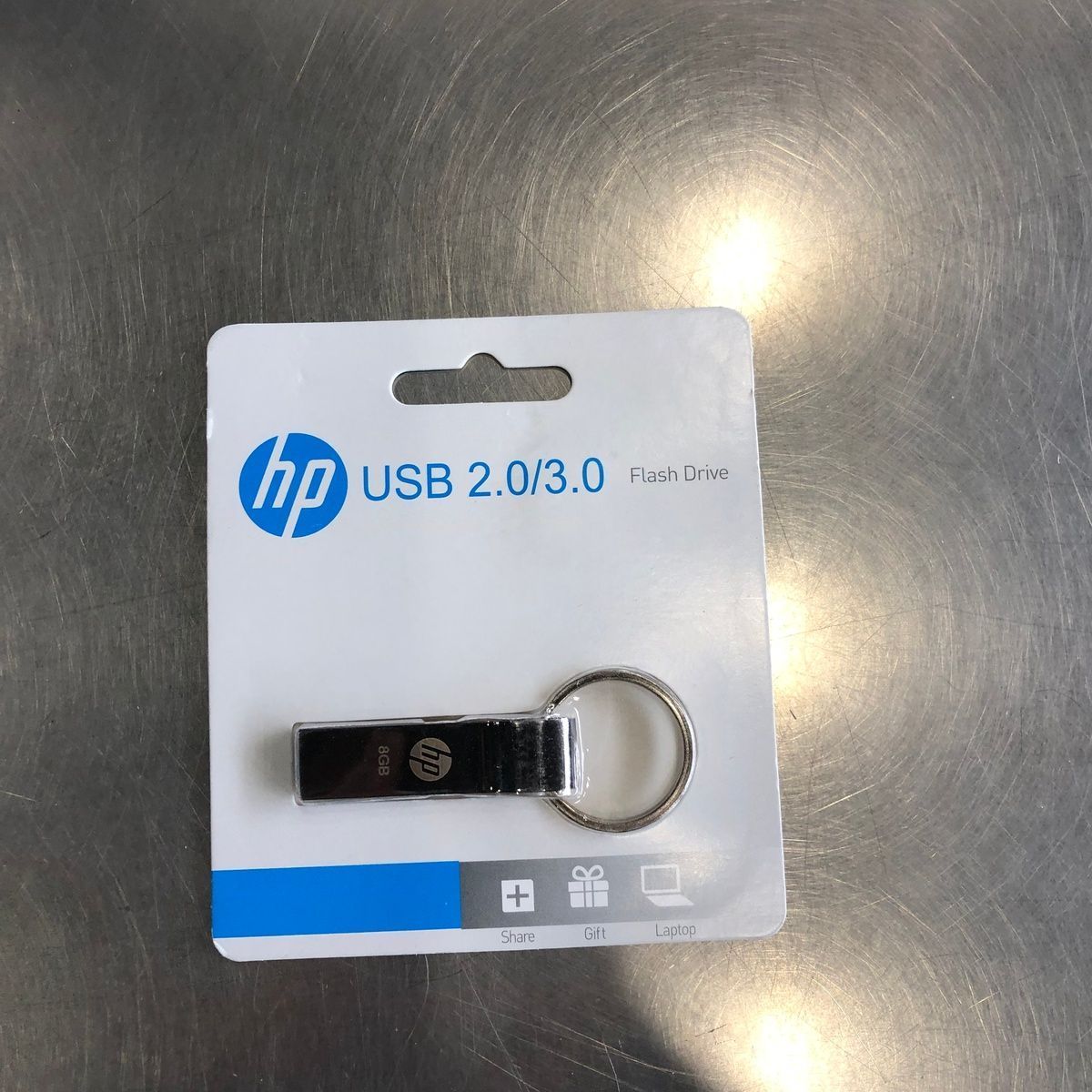 Lot of 5 - HP USB 2.0/3.0 Flash Drive 8GB - New in Packaging