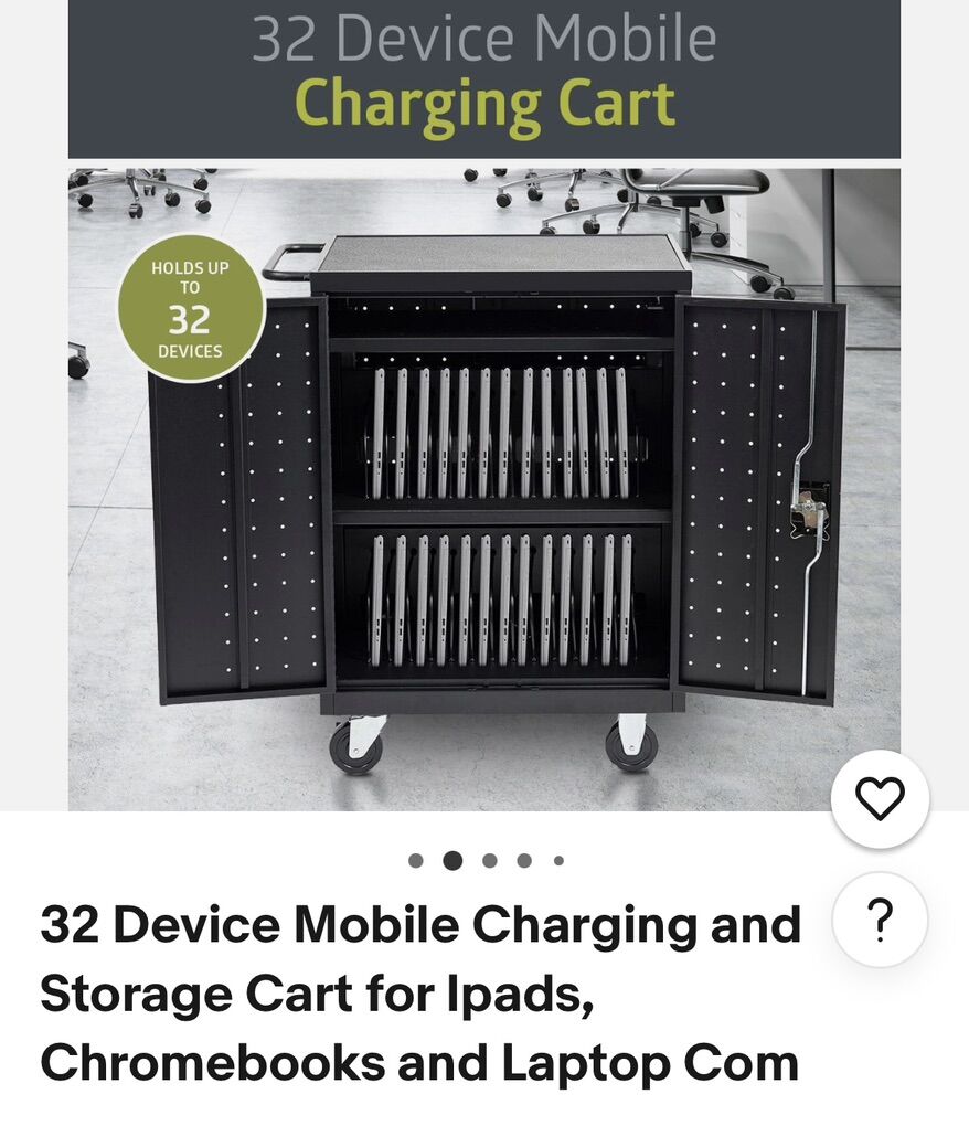Brand New Mobil Charger Storage Cart