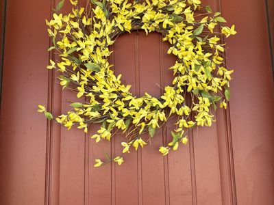 Decorative Wreaths with Wreath Storage Container ($10 each)