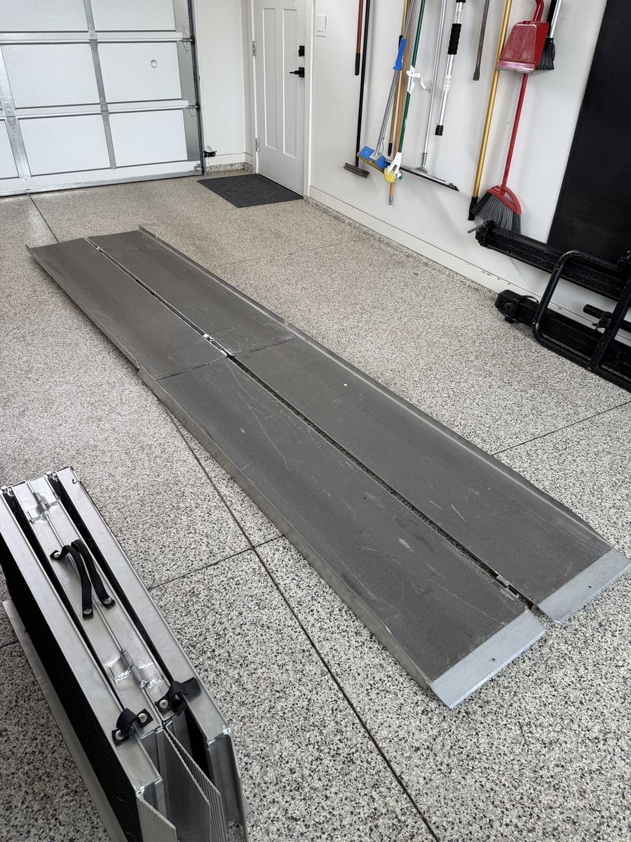 Heavy-Duty Folding Wheelchair Ramps – 12 ft & 6 ft – 600 lb Capacity