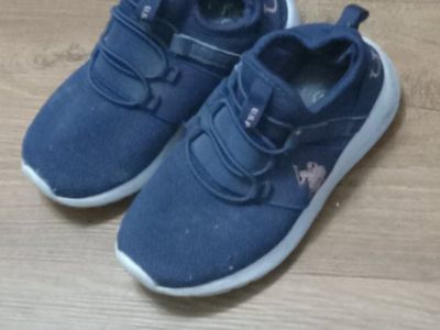 U.S. Polo Assn. Navy Blue Slip-On Sneakers Kids Size 11