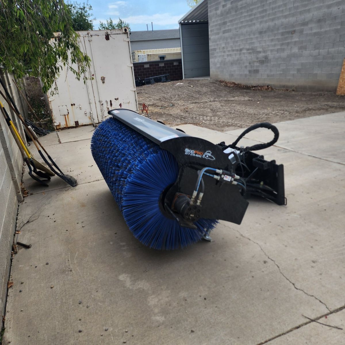 AGT Industrial Skid Steer Brush Cutter & Sweeper Attachments - Used Condition