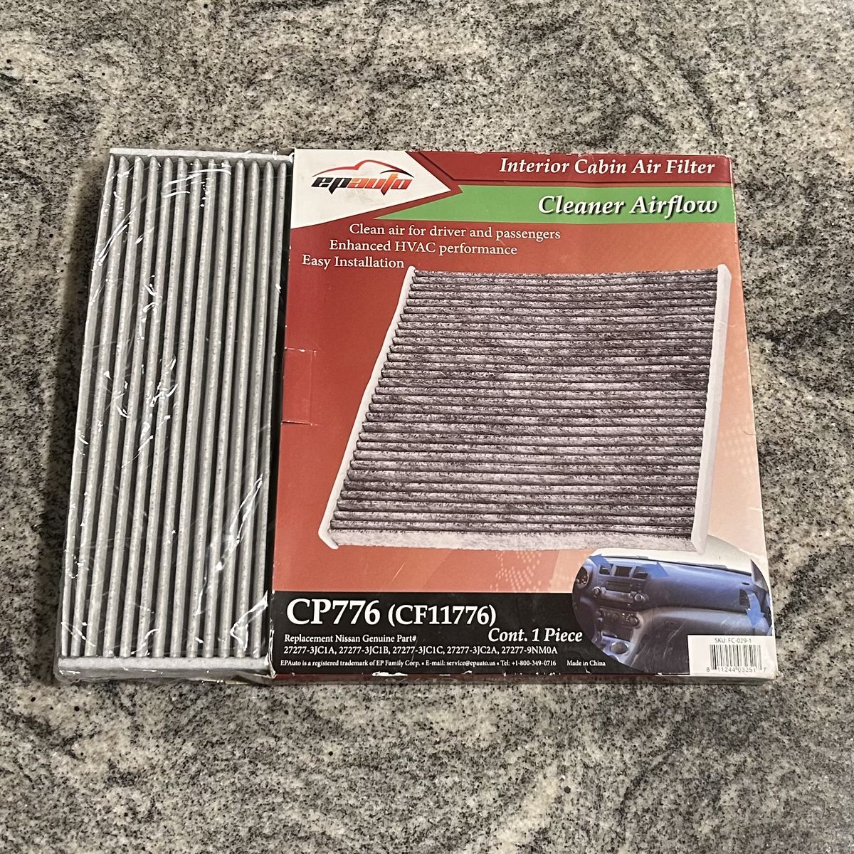 New Nissan Interior Cabin Air Filter