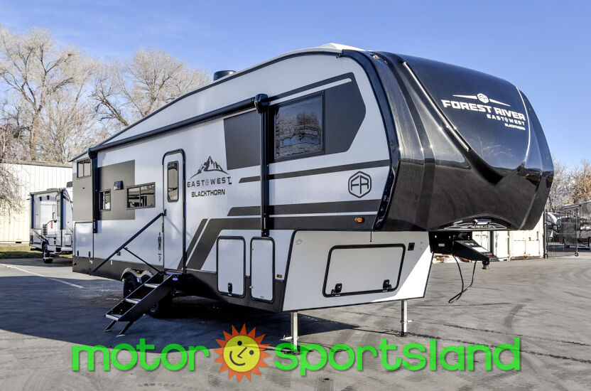 2025 Forest River Blackthorn 27BHOK U-Shaped Dinette Outdoor Kitchen