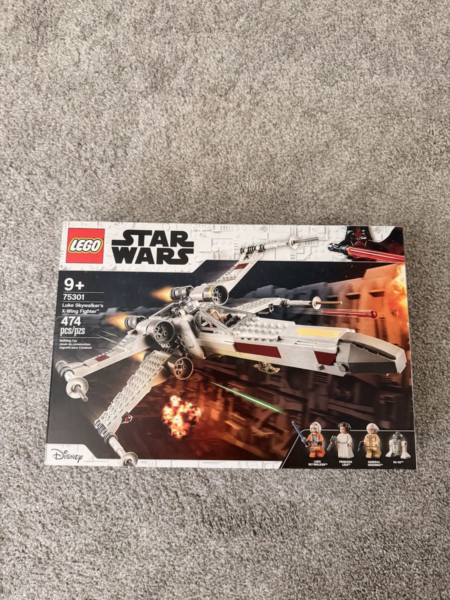 LEGO Star Wars 75301 Luke Skywalker's X-Wing Fighter, 474 Pieces, Ages 9+