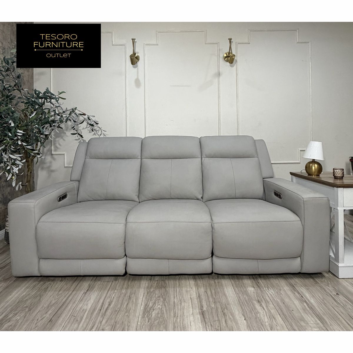 WREN LEATHER RECLINER SOFA AMAZING DEAL