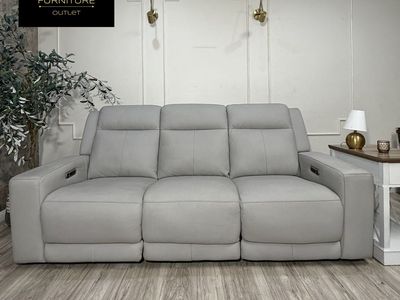 WREN LEATHER RECLINER SOFA AMAZING DEAL
