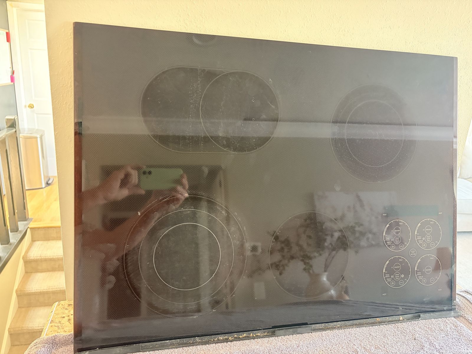 Whirlpool W10285077 glass countertop replacement (also fits Kitchenaid)