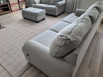 Couch, Loveseat, Big Chair And Ottoman