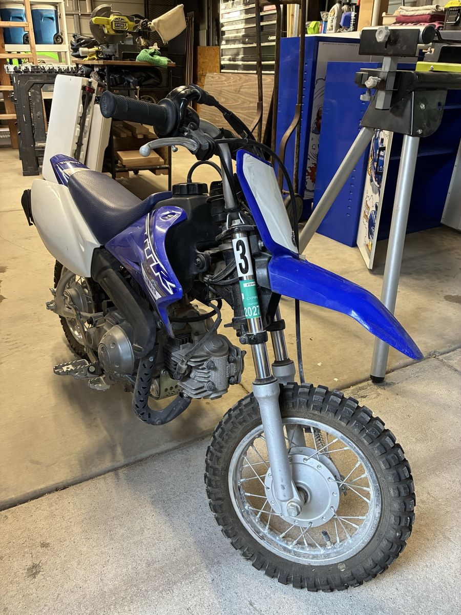 2019 Yamaha TTR-50E Dirt Bike - Blue, Used (with Utah OHV Sticker)