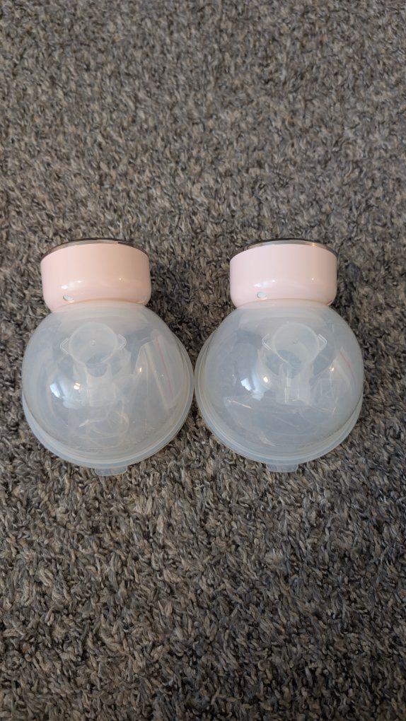 Pink Hands Free Breast Pump