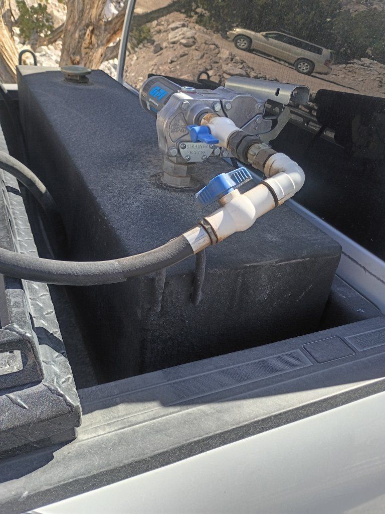 100 gallon fuel tank and toolbox