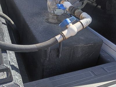 100 gallon fuel tank and toolbox