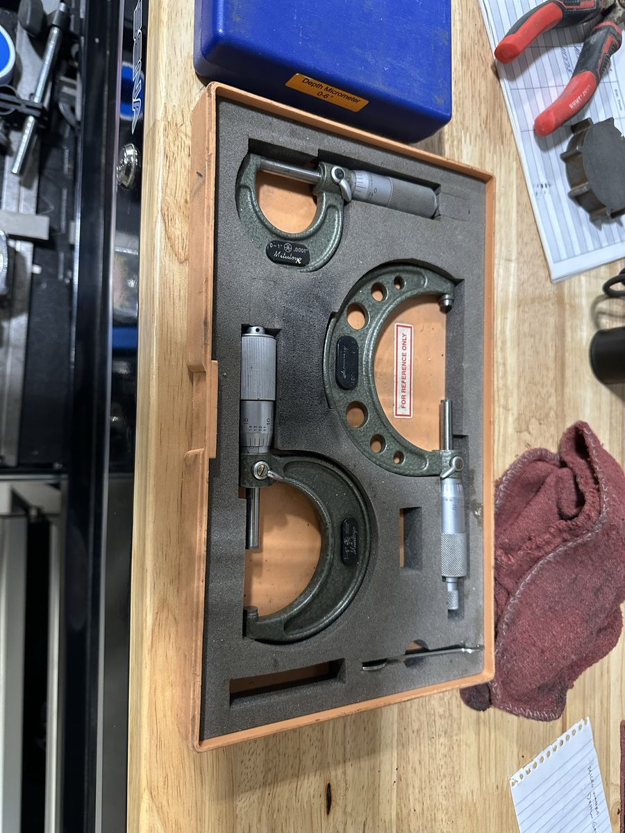 Mitutoyo micrometers