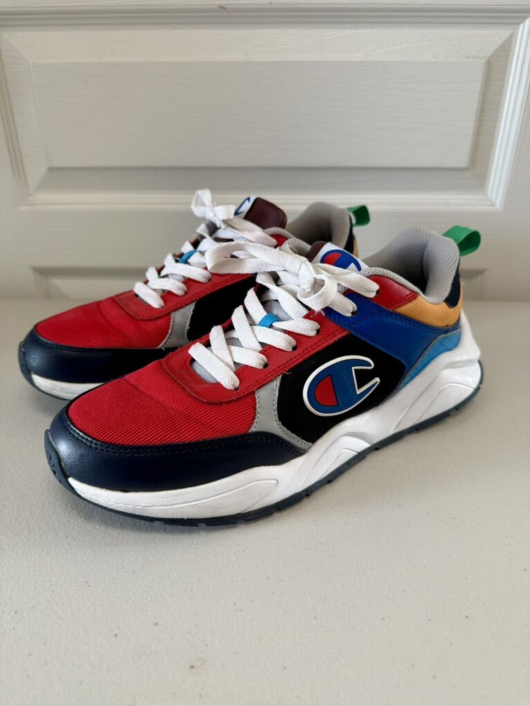 Mens 11 Champion 93 Eighteen Leather Sneaker Shoes