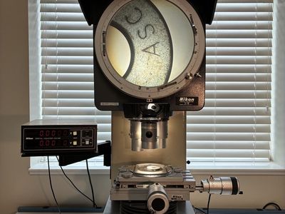 Nikon V-12 Profile Projector for Toolmakers and Production Inspection