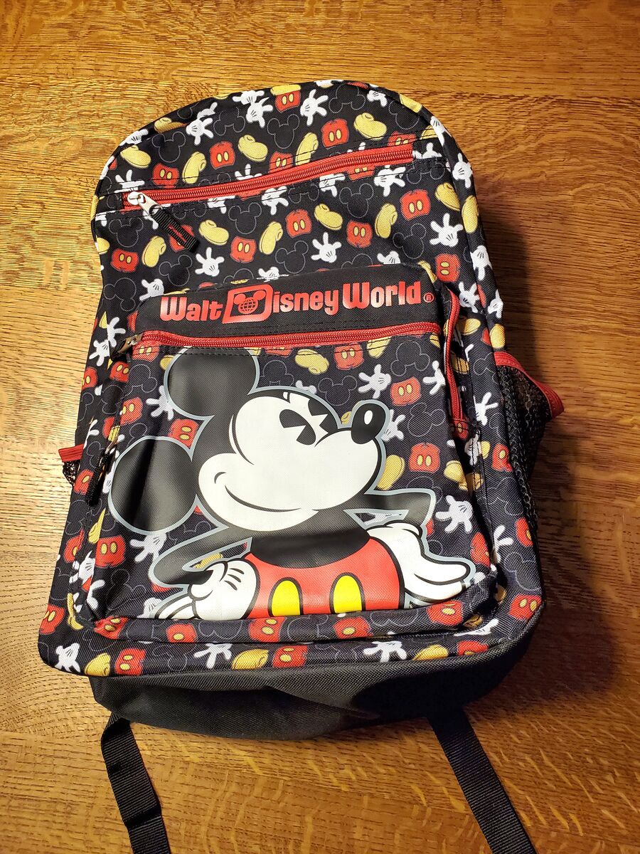Walt Disney World Mickey Mouse Graphic Back Pack.
