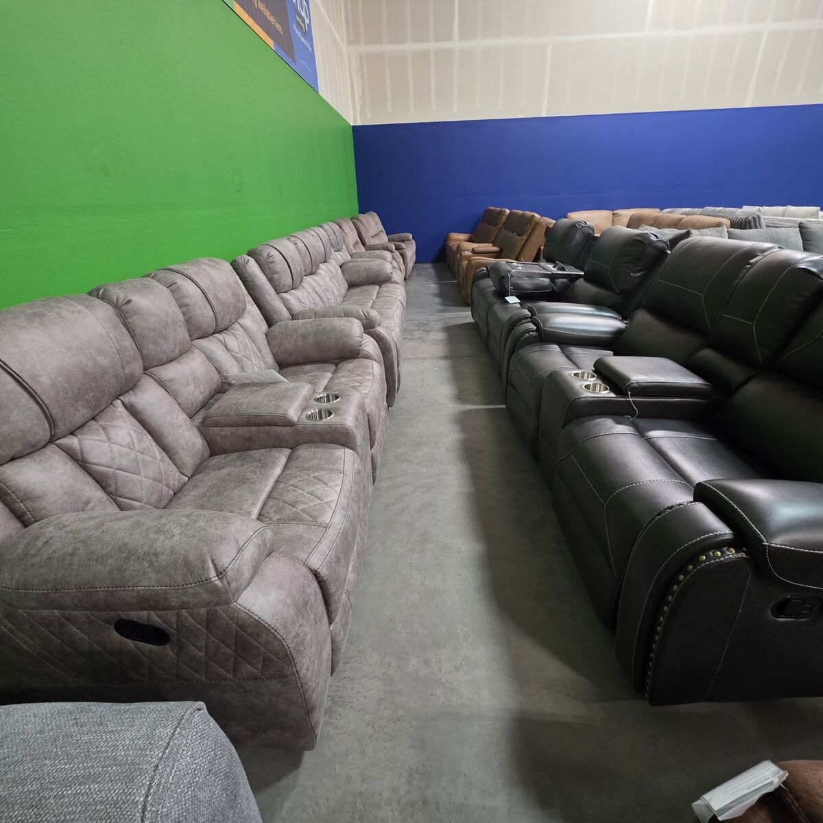 Reclining Sofa & Loveseat Closeouts