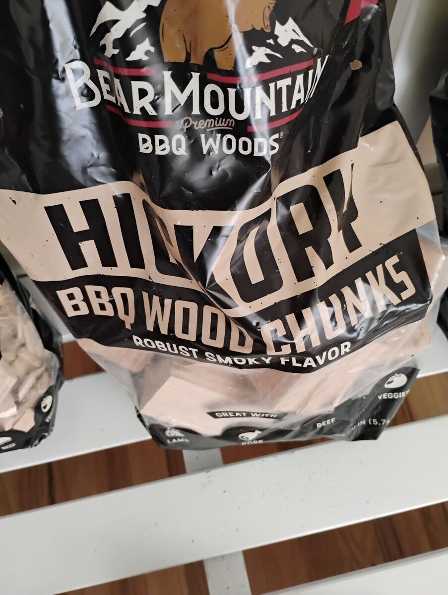 BEAR MOUNTAIN HICKORY BBQ WOOD CHIPS 192 cc