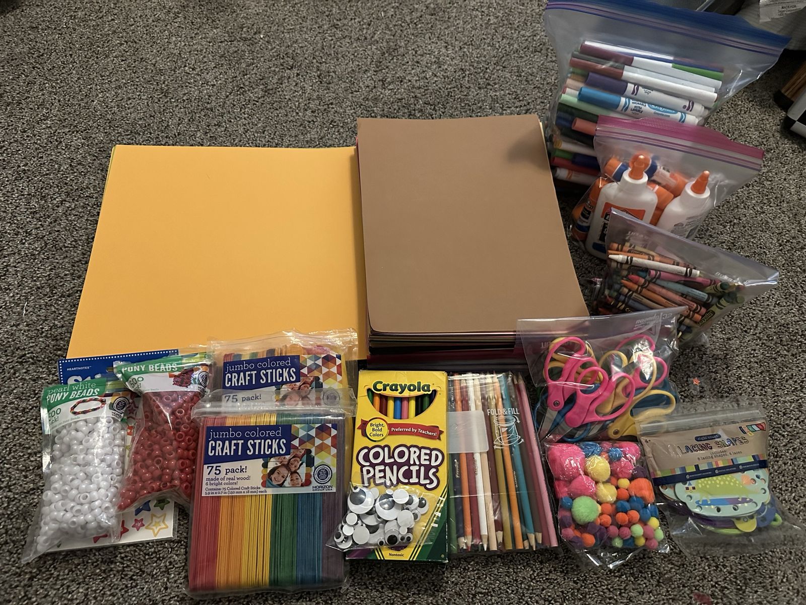 Arts and craft supplies