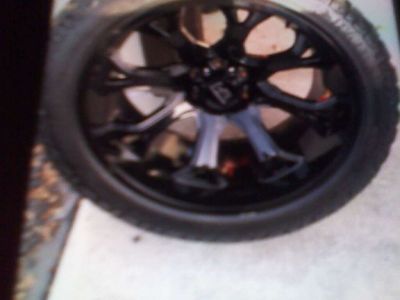 22x12 Hardrock 5 ea. Black 6 lug wheels & Tires Like New less than 100 miles on them. 3,000.00 or Best Offer Andy 801-918-7216