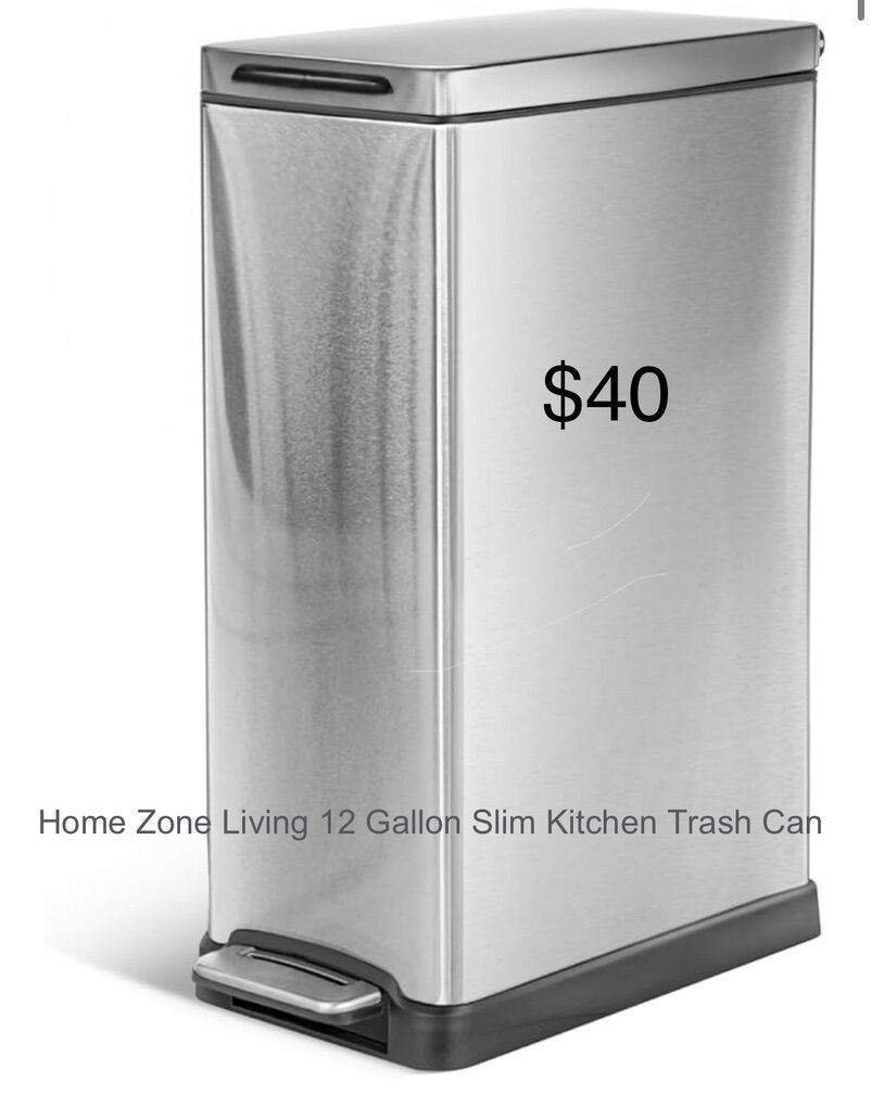 Home zone 12 Gallon Trash Can