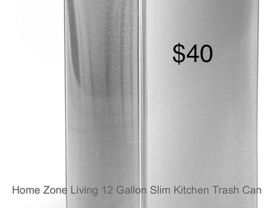 Home zone 12 Gallon Trash Can
