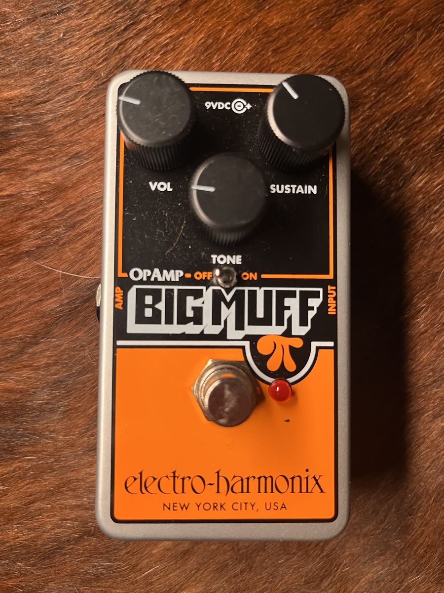 EHX OP-Amp Big Muff Fuzz Distortion Guitar Pedal